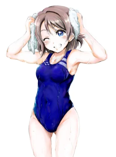 kedzior1916 - #randomanimeshit #lovelive #lovelivesunshine #youwatanabe #swimsuit @Se...