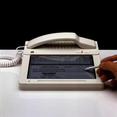 HaHard - Prototyp telefonu Apple "iPhone" wyposażonego w ekran dotykowy, 1983

#hac...