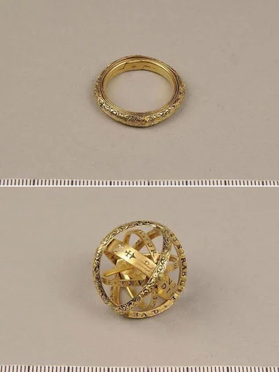 Artktur - XVI-wieczny pierścień, który rozkłada się w mikro-astrolabium

#ciekawost...
