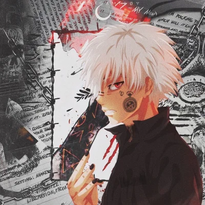 k.....i - #randomanimeshit #animeart #kaneki #tokyoghoul #anime