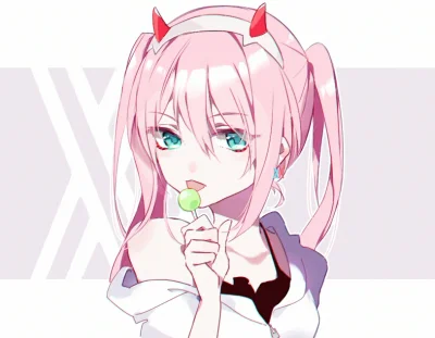 l.....f - #randomanimeshit #darlinginthefranxx #zerotwo #anime #pixiv #