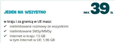 PeMo19946 - NJU MOBILE jeden na wszystko - max. 39zł miesięcznie:



Jest tu jaki...