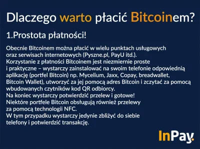 InPay - @InPay: Czy płaciliście już kiedyś Bitcoinem?
#bitcoin #kryptowaluty #bitcoi...