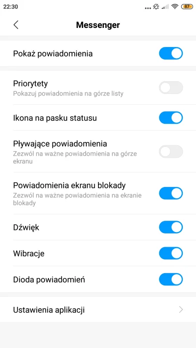 Magdozaur - @Sieniu: Ustawienia -> pasek powiadomień i statusu -> powiadomienia aplik...