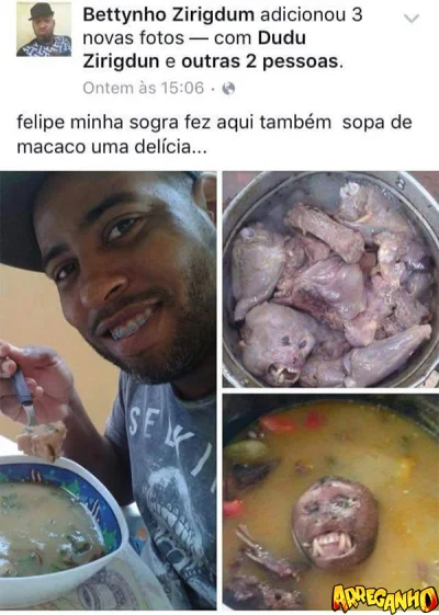 Red_u - A w Brazylii jedzą małpy ( ͡° ͜ʖ ͡°)