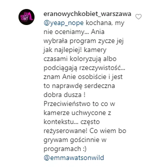 marek-kurek - Jakaś koleżanka Anny K. z Ery Nowych Kobiet odpowiedziała na komentarze...