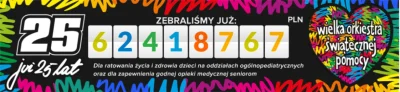 r.....o - 24. Finał WOŚP:
Kwota zadeklarowana w dniu Finału: 44 047 594 PLN
Na aukc...