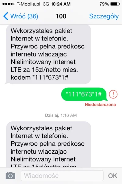 FabianQ - Mirki, mam problem z "nielimitowanym internetem" w play. Kiedy wykorzystałe...