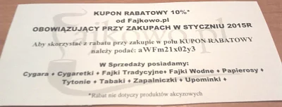 Cesarz_Polski - #rozdajo #zadarmo #fajkowo #rabat #cesarzrozdaje

10% rabatu do fajko...