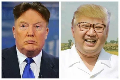 robertstark - Zamiana fryzur #trump vs #koreapolnocna

#heheszki #humorobrazkowy