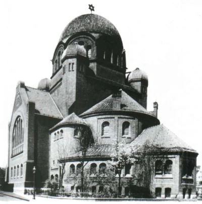 HorribileDictu - Nowa synagoga w Poznaniu, lata 30-ste XX wieku
Synagoga na rogu Wro...