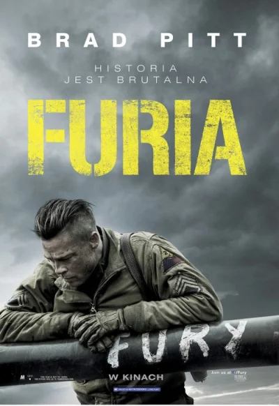 zackson - #film #furia #bradpitt 
pierwsze 3/4 filmu ocena 8/10, reszta 2/10. 
Cało...