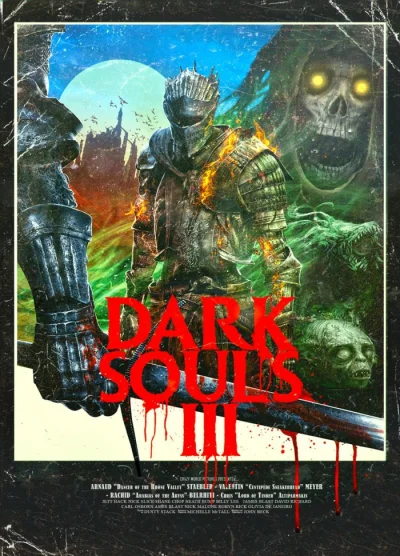 LOLGZcom - Grafika stylizowana na okładkę VHS #gry #darksouls