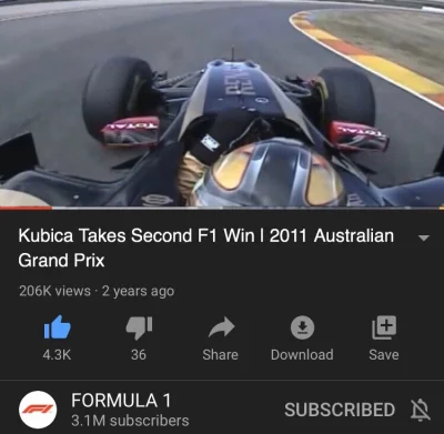 M.....4 - Jak tam flashbacki, zmalały urosły? #f1 #kubica #codzienneflashbacki