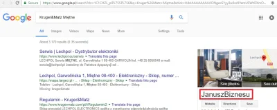 rolf_ed - co za śmieszek zmienił im nazwę w google z kruger matz na janusz biznesu XD...