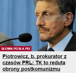 widmo82 - ojtam ojtam
zauwazyliście, że schowali Piotrowicza do szafy i już nie skac...