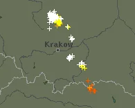 p.....a - W Krakowie jak w lesie k---a, zawsze burza musi obchodzić północą/południem...