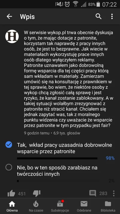 mirekzwirek8 - Brawo spierdzieleńce, udupcie jeden z najlepszych kanałów na youtube. ...