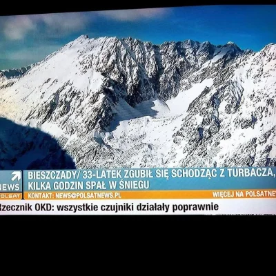 ksaler - No więc tak według Polsatu wyglądają Gorce. Znaczy się Bieszczady, bo wg tyc...