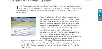 szczamnamlodziez - nikt nikomu nie ogranicza dysponowania własnością, ziemię rolną mo...