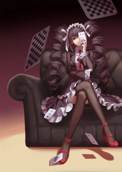 l.....f - #randomanimeshit #danganronpa #celestialudenberck #redeyesalert #zakolanowk...