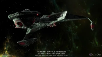 80sLove - Klingoński krążownik wojenny z pilota serialu Star Trek Renegades.



Tutaj...