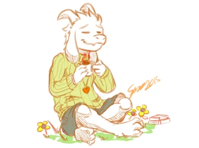 A.....y - Chillin'
#gry #undertale #fanart