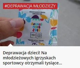 saakaszi - Pch24.pl: Deprawacja dzieci na młodzieżowych igrzyskach sportowych.
Zapyt...