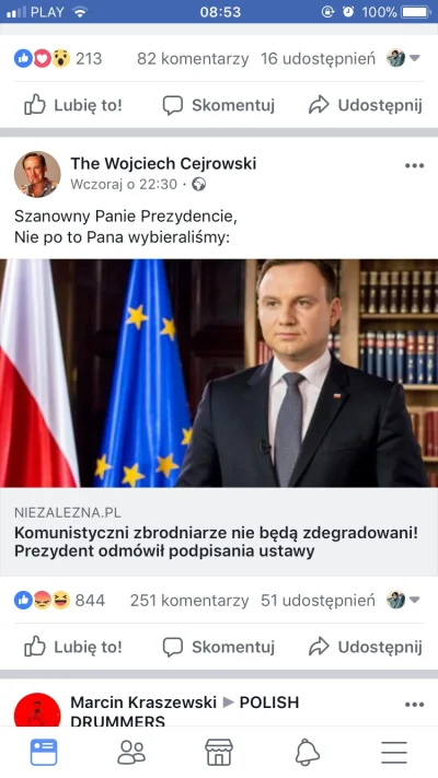 crazy_drummero - Prezydentem jest Komorowski:
PREZYDENT POWINIEN BYĆ BEZPARTYJNY, KOM...