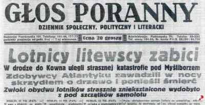 johanlaidoner - Polska gazeta "Głos Poranny" wydawana w Łodzi z 1933r.