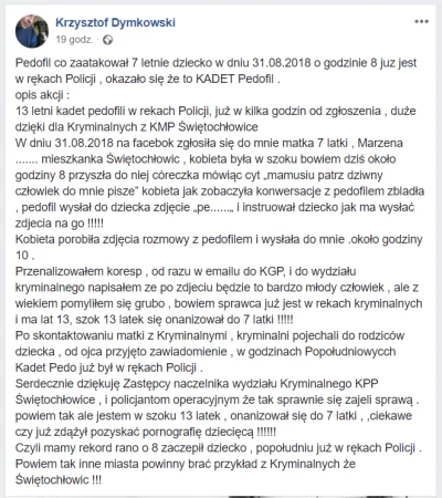 Formbi - Krzysztof Dymkowski, «łowca pedofili» i zapewne kryptopedofil niszczy życie ...