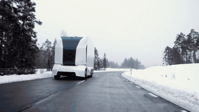 p.....t - Po szwedzkich drogach popiernicza juz 26-tonowa autonomiczna ciężarówka. Co...