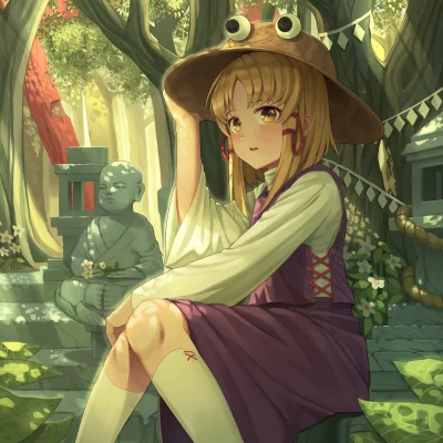 bakayarou - #randomanimeshit #touhou #suwakomoriya #podkolanowkianime #animeart #pixi...