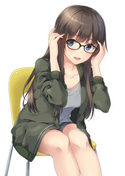 Azur88 - #randomanimeshit #anime #originalcharacter #unasakaryou #glasses