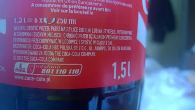Jotgie - @k87l: Właśnie będąc niedawno w Paryżu sprawdzałem, czy francuska Coca-Cola ...