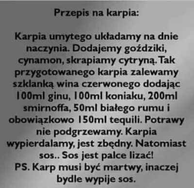 Druh_Boruch - Drodzy Mircy,
Wujek Dobra Rada na dla Was poradę świąteczną. Przepis na...