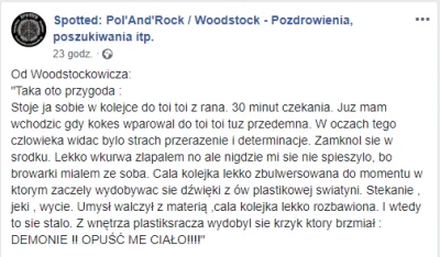 tunehi3488 - Co ci ludzie w głowach mają xD
#heheszki #gownowpis #woodstock