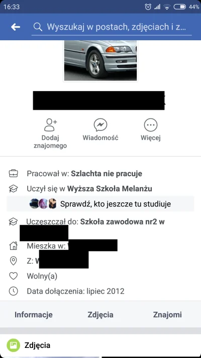 pavaczek - @najtos: @Iperyt: po wyższej szkole melanżu to wykształcenie idealne do by...