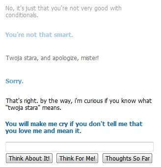 emayef - #haha #cleverbot