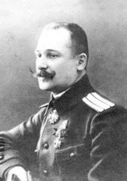wariag - Warszawa 1913. Pułkownik Wieniamin Puliewicz - starszy adiutant Warszawskieg...