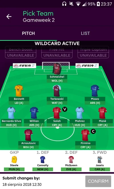 Glupiii - Troche pozmienialem, powinno byc lepiej niz tydzien temu xD
 #fpl