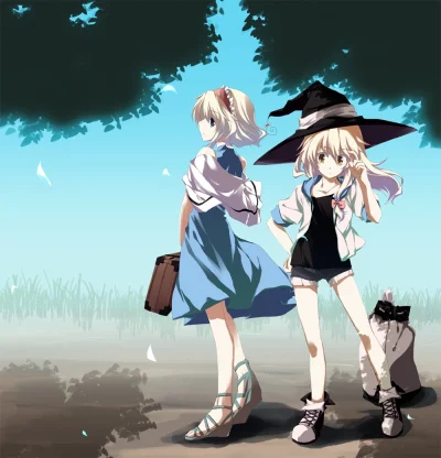 FlaszGordon - #randomanimeshit #animeart [ #touhou #kirisamemarisa #alicemargatroid ]