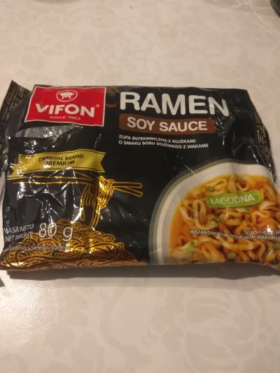 W.....l - Mirki, odkryłam zupke chińska Vifon RAMEN.
Jeśli ktoś lubi to pozycja obow...