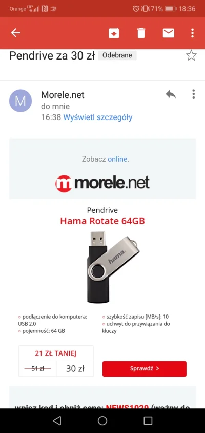 spawngdapl - #pendrive #komputery dobra ta cena jest?
