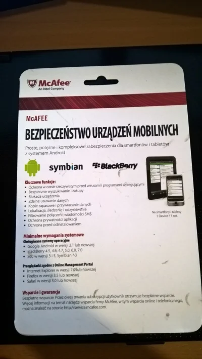 alisonn - małe #rozdajo

kod aktywacyjny do rocznej subskrypcji McAfee - Bezpieczeń...