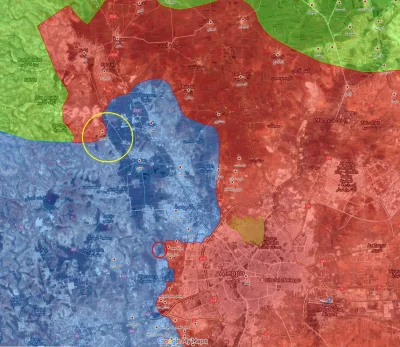 I.....t - #syria #allepo
Khirbet Anadan is located somewhere near Tamoura (circled y...