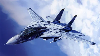 80sLove - Myśliwiec F-14 Tomcat w wersji z anime Macross Zero - gdy fikcja SF z wielk...