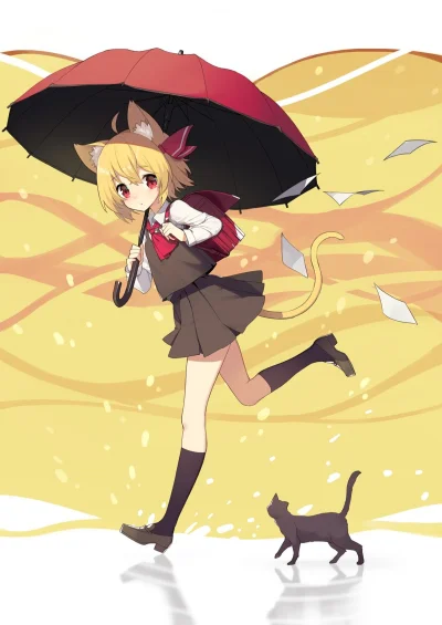 Smuffiasty - #randomanimeshit #touhou #rumia #kemonomimi #nekomimi #neko #redeyesaler...