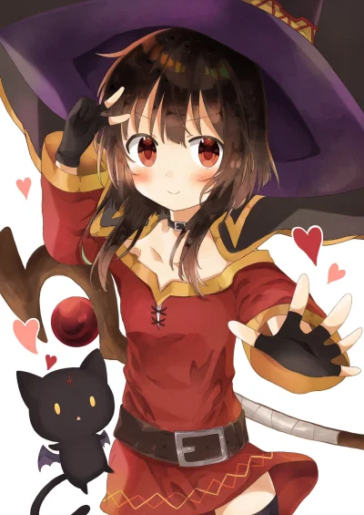 b.....6 - #randomanimeshit #anime #konosuba #megumin #blushedface 
(｡◕‿‿◕｡)