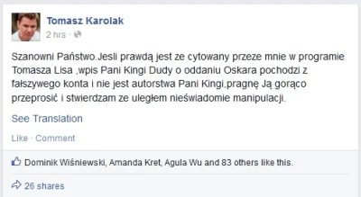 LaPetit - Karolak już się odcina - https://www.facebook.com/permalink.php?story_fbid=...